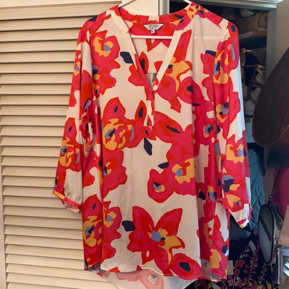 Crosby by Mollie Burch 3/4 Sleeve Top - Large